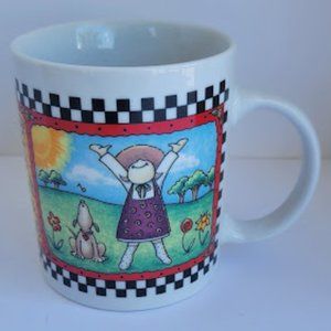 1997 Bob Siemon Design "This is the Day..." Coffee Mug Teacup Inspirational